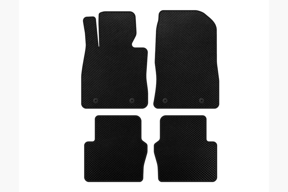 Toyota Yaris 2010-2020 Alfombrillas EVA (Electro, 2017-2020, SD, Negro) Image