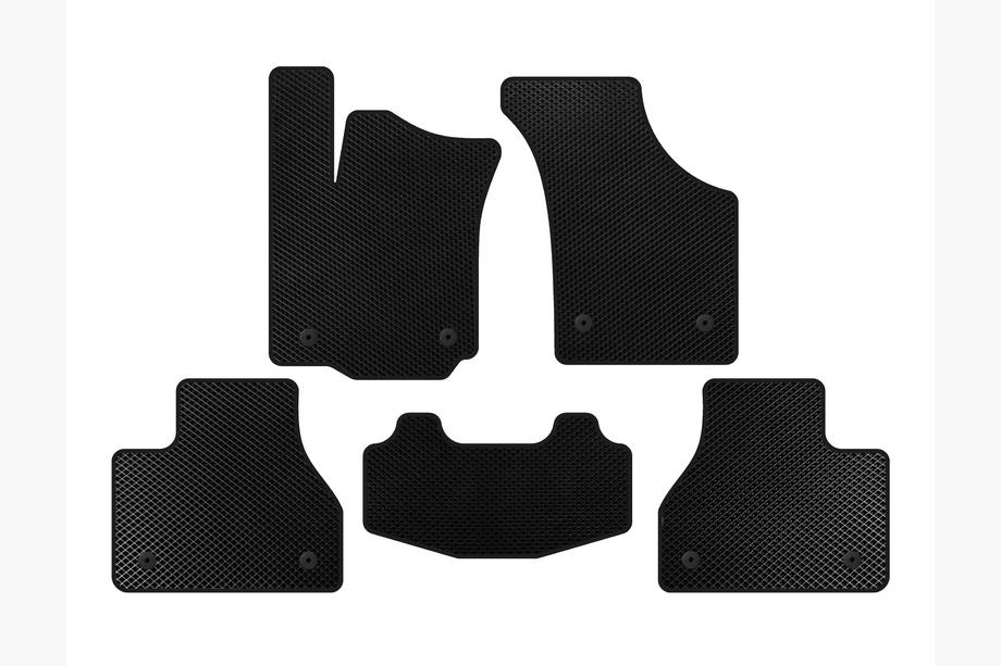 Volkswagen Phaeton 2002-2016 Alfombrillas EVA (SD, Base Corta, Negro) Image