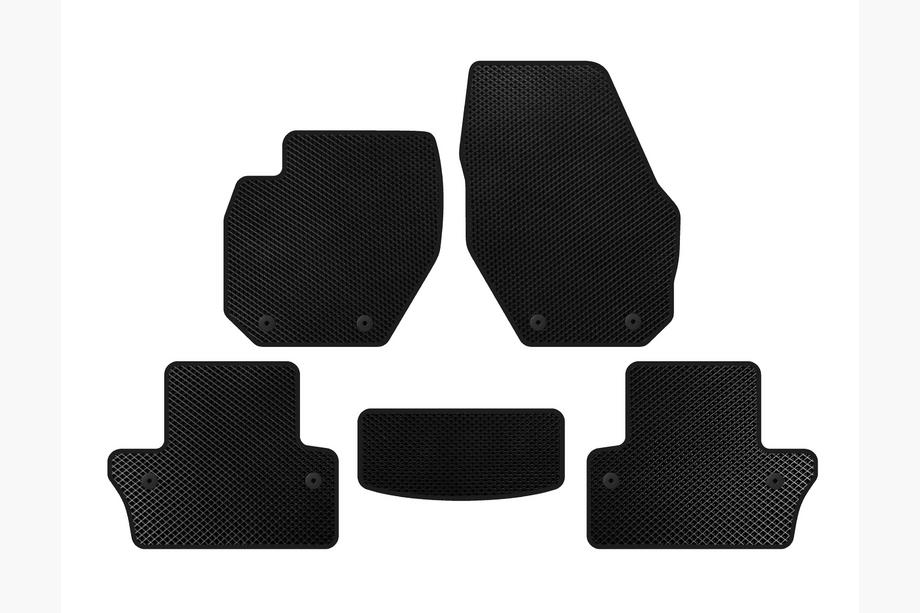 Volvo V60 2011-2018 Alfombrillas EVA (SW, Negro) Image