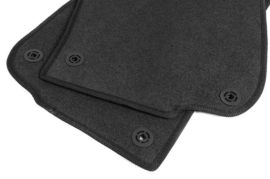 Dacia Sandero 2013-2020 Alfombrillas de moqueta Premium (negras) Foto 5