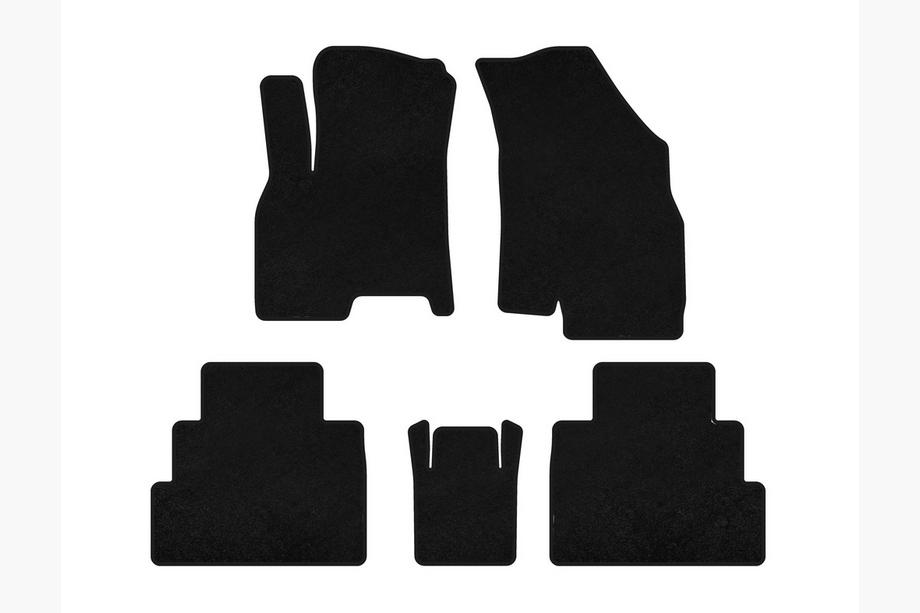 Chery Tiggo 7 2020- Alfombrillas de moqueta Premium (Negro) Image