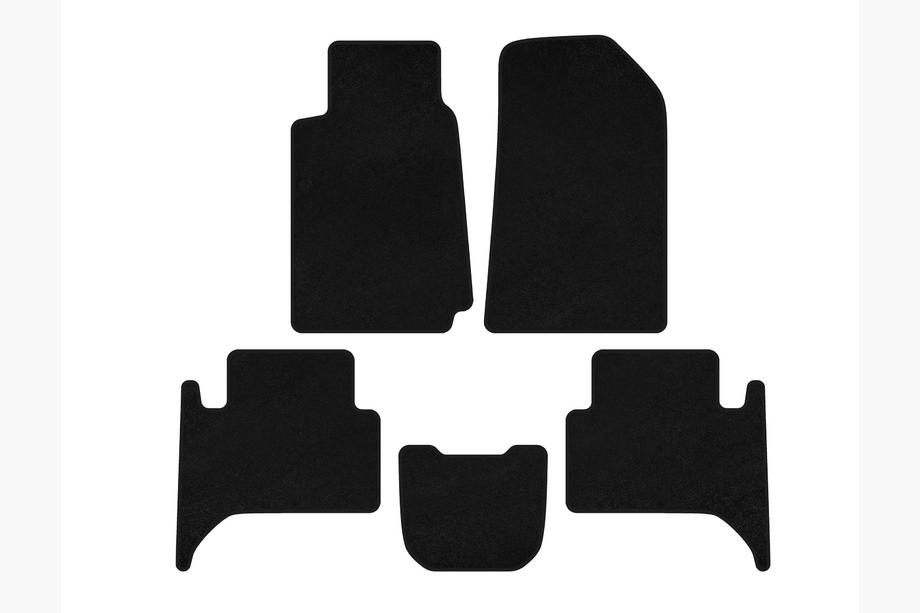 Chevrolet Trailblazer 2012-2019 Alfombrillas de moqueta Premium (2 filas, Negro) Image