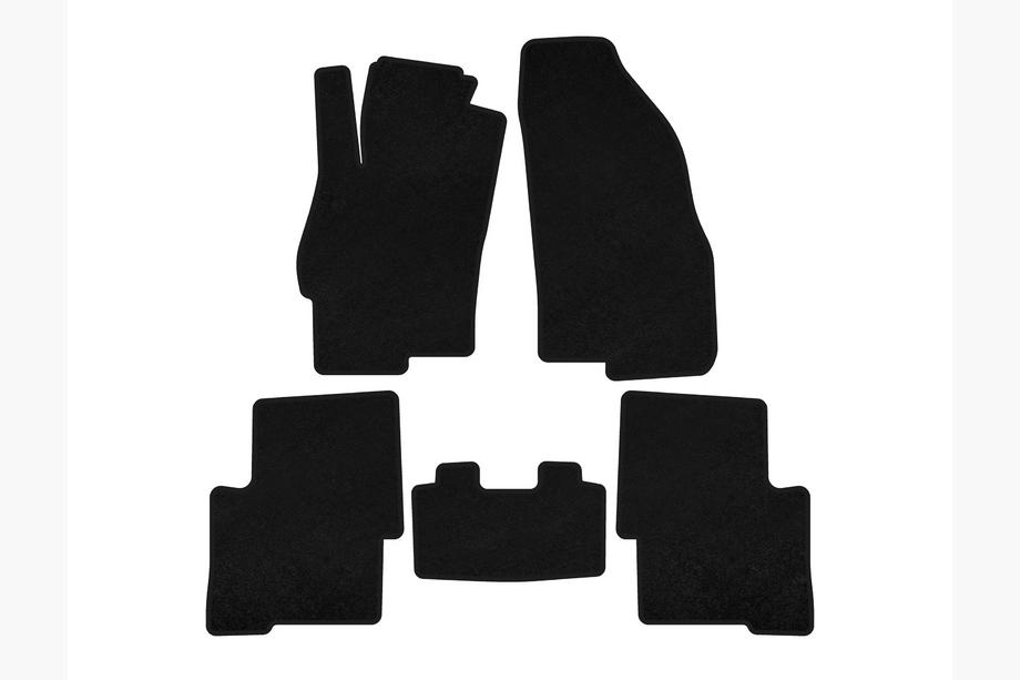 Fiat Linea 2006-2018 Alfombrillas de moqueta Premium (SD, Negro) Image