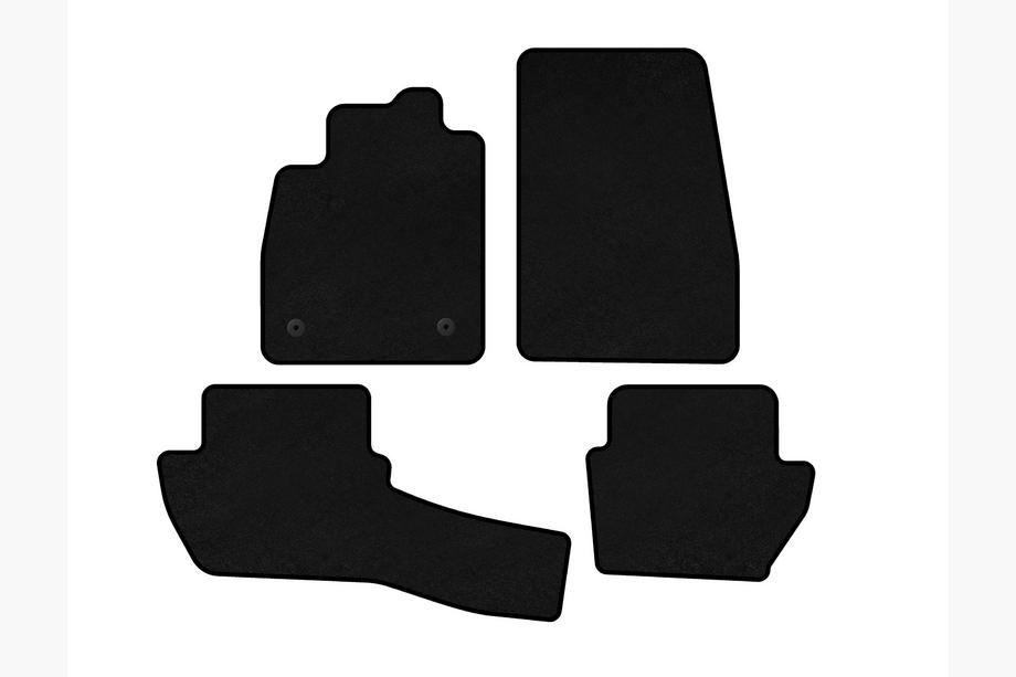 Ford Fiesta 2017- Alfombrillas de moqueta Premium (Negro) Image