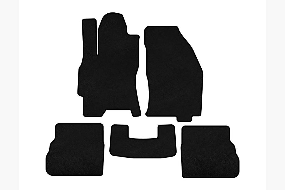 Ford Mondeo 1996-2001 Alfombrillas de moqueta Premium (SD, Negro) Image