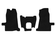 Ford Transit 2000–2014 Alfombrillas de moqueta Premium (2000-2006, 1+1, Manual, Negro) foto 1