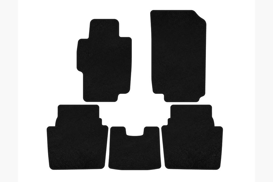 Honda Accord VII 2002-2007 Alfombrillas de moqueta Premium (SD, Negro) Image