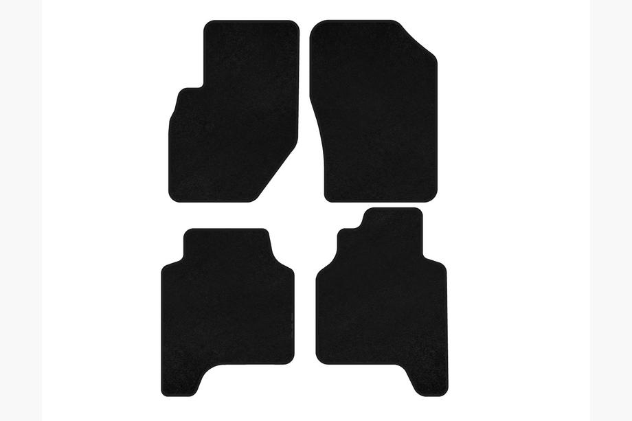 Hyundai Terracan 2001-2007 Alfombrillas de moqueta Premium (Negro) Image