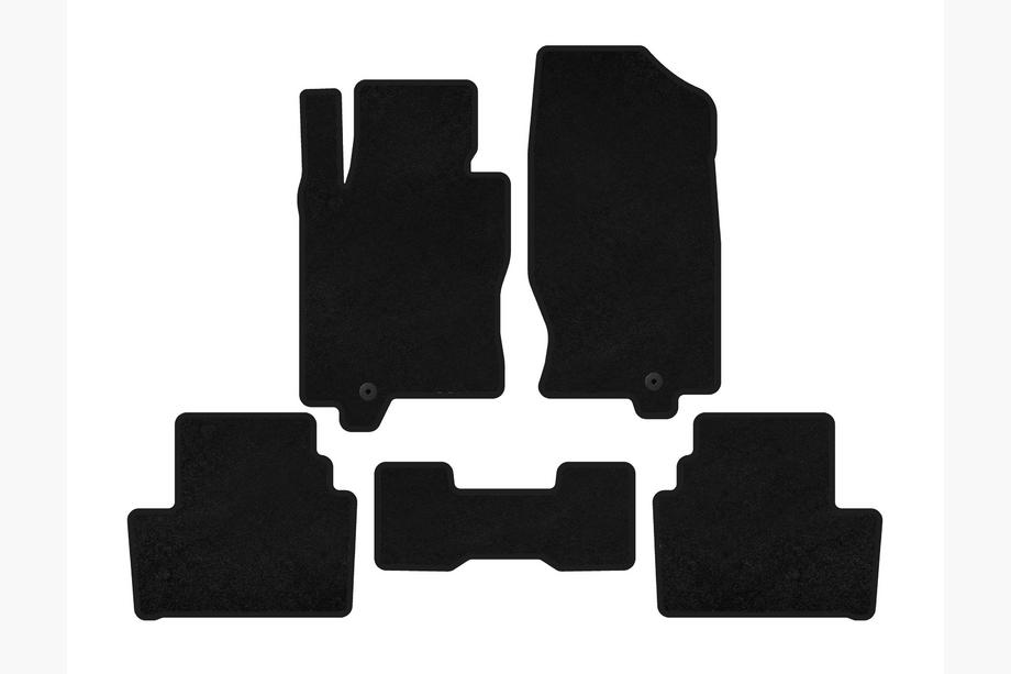 Infiniti G25/G35/37 (V36/CV36) 2006-2015 Alfombrillas de moqueta Premium (G35 S, Coupe, Negro) Image
