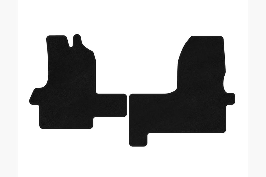 Iveco Daily 1999-2006 Alfombrillas de moqueta Premium (negras) Image