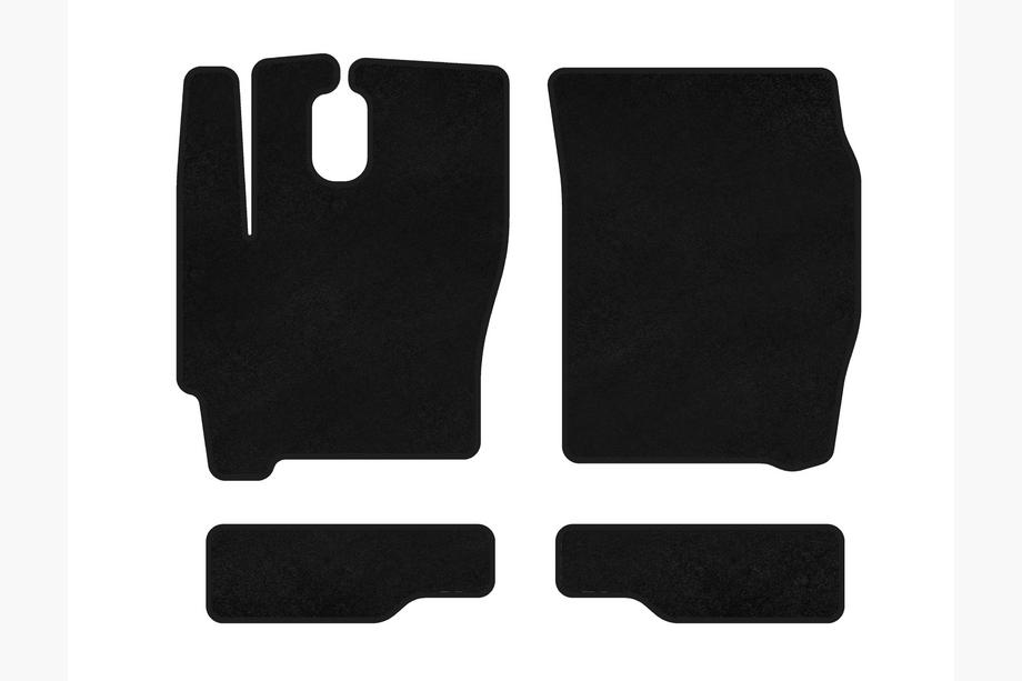 Iveco Eurocargo 2002-2008 Alfombrillas de moqueta Premium (negras) Image