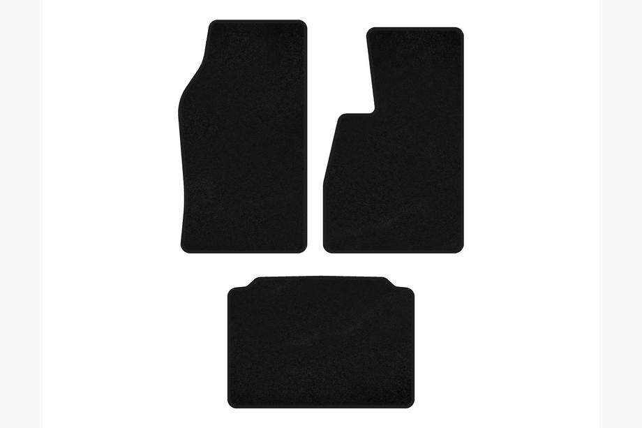 Jeep Grand Cherokee WK 2004-2010 Alfombrillas de tela Premium (Volante a la derecha, negras) Image