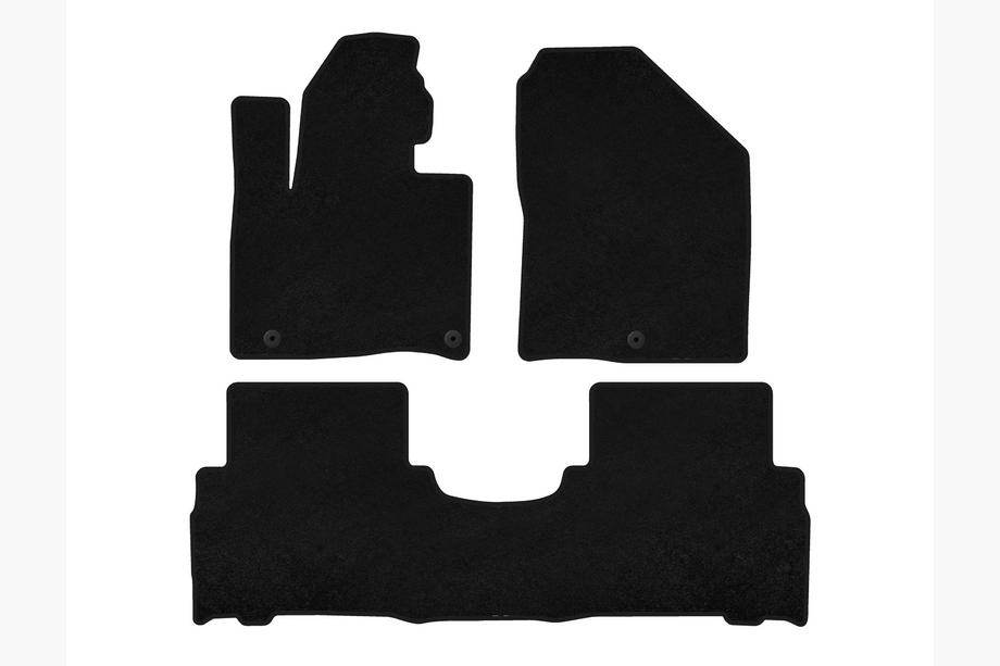 Kia Sorento III UM 2014-2020 Alfombrillas de tela Premium (2014-2018, 5 plazas, manual) Image