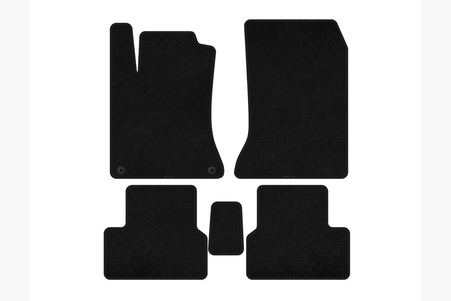Mercedes B-class W246 2011-2018 Alfombrillas textiles Premium (2011-2014, negras) Image
