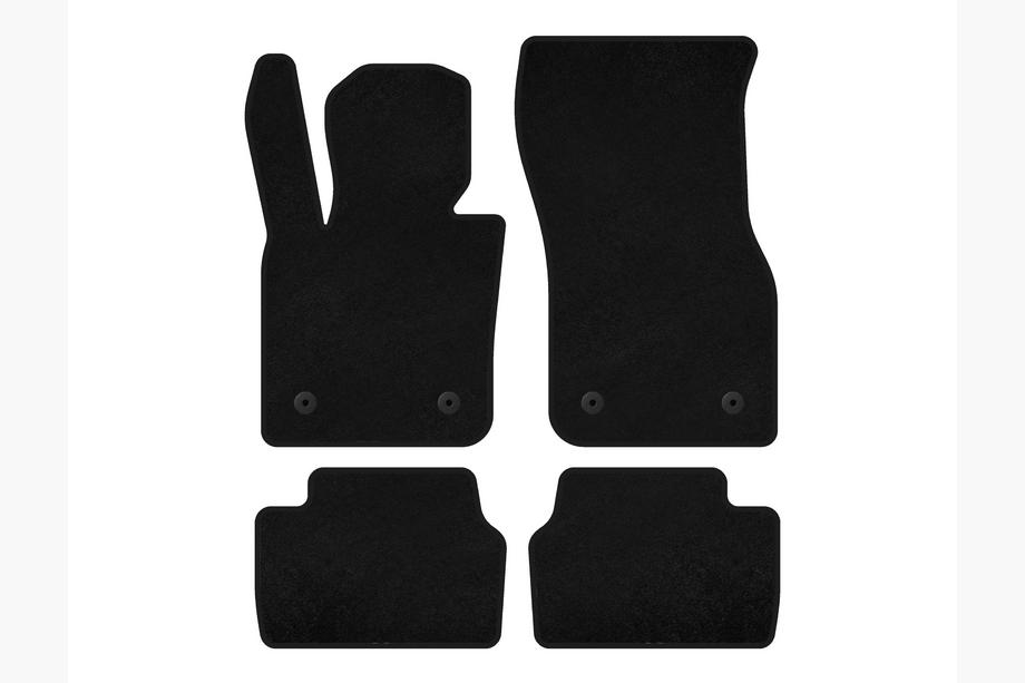 Mini Cooper F55/56/57 2014-2023 Alfombrillas de tela Premium (para F55, 5 puertas, Negro) Foto 1