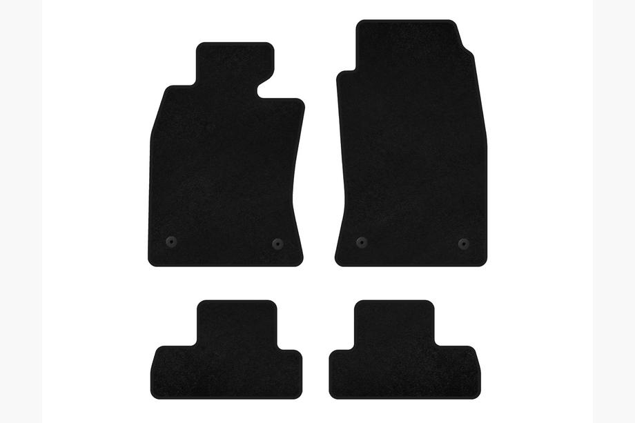 Mini Cooper R50/52/53 2000-2006 Alfombrillas de tela Premium (para R50, negras) Image