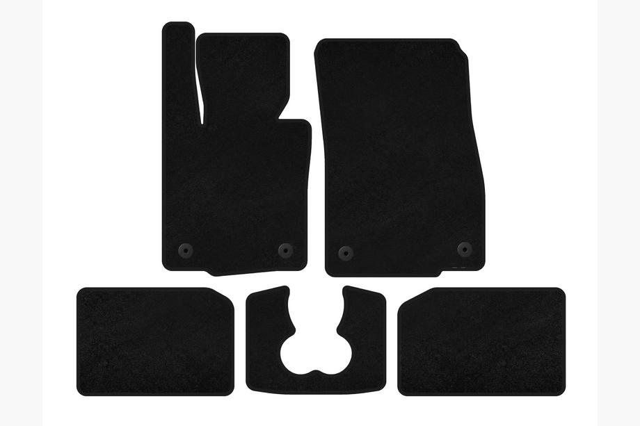 Mini Cooper F55/56/57 2014-2023 Alfombrillas de tela Premium (para S F55, 5 puertas, Negro) Foto 1