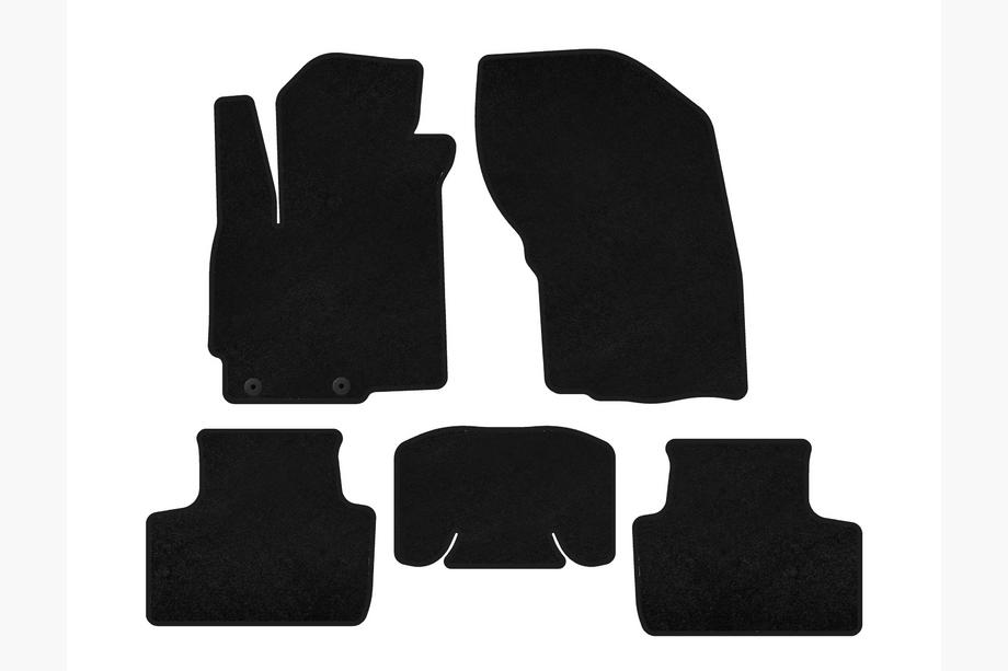 Mitsubishi ASX 2010-2023 Alfombrillas de moqueta Premium (2019-2023, negras) Image