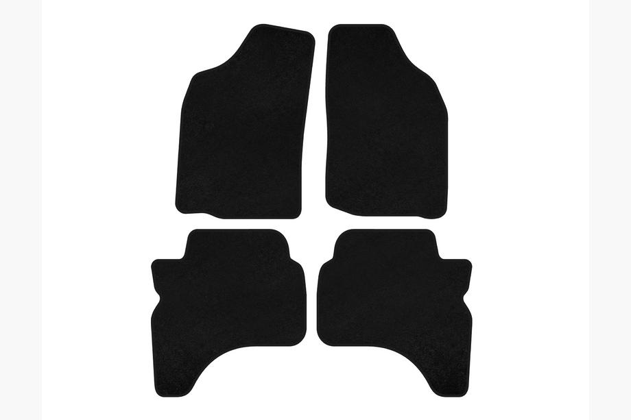 Mitsubishi L200 1996-2006 Alfombrillas de moqueta Premium (negras) Image