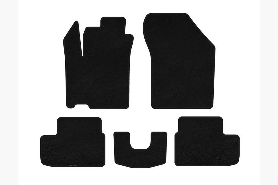 Opel Agila 2007-2015 Alfombrillas de moqueta Premium (HB, Negro) Image