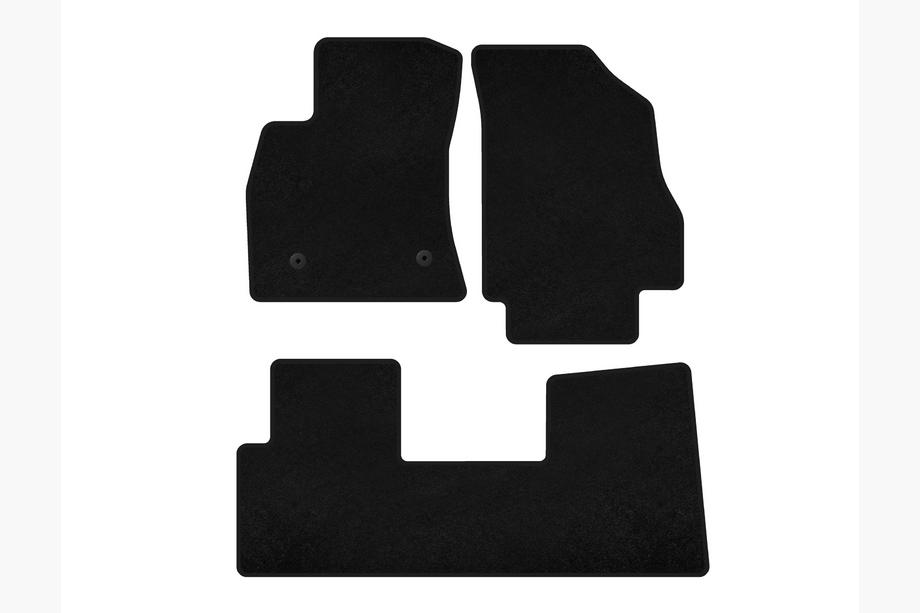Opel Combo 2012-2018 Alfombrillas de moqueta Premium (negras) Image