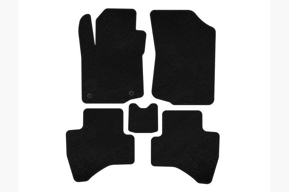 Peugeot 107 2005-2014 Alfombrillas de moqueta Premium (HB, Negro) Image