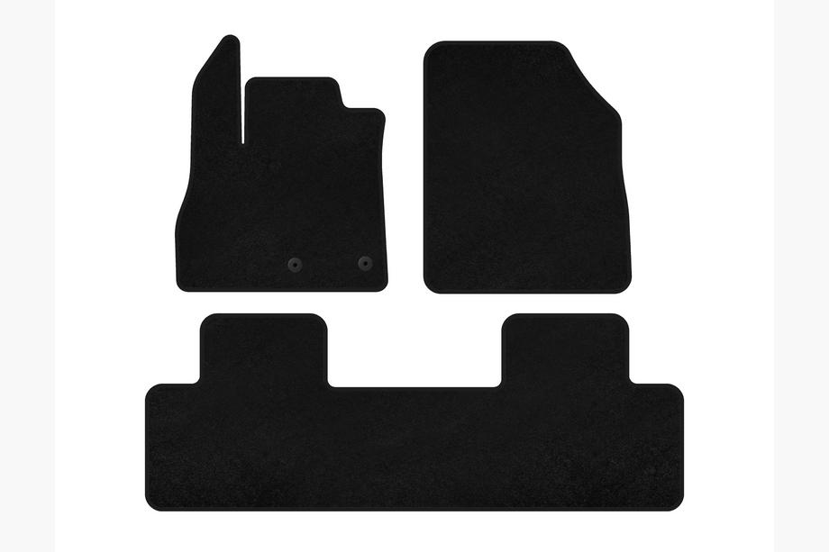 Renault Scenic/Grand 2016–2025 Alfombrillas de moqueta Premium (5 plazas, Negro) Image