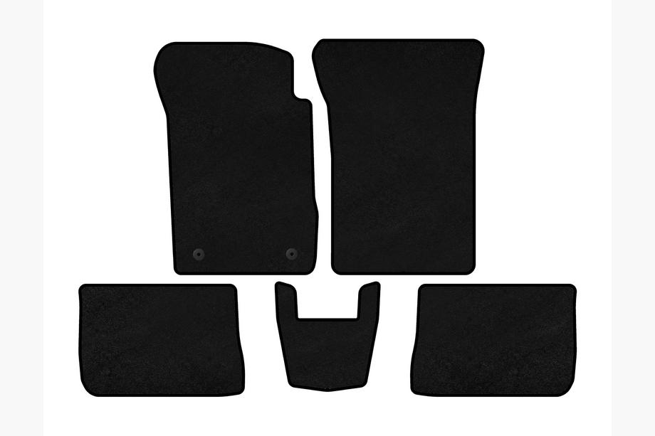 Renault Symbol 2008-2013 Alfombrillas de moqueta Premium (SD, Negro) Image