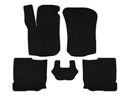 Seat Leon 1999-2005 Alfombrillas de moqueta Premium (HB, 5 puertas, Negro) foto 1
