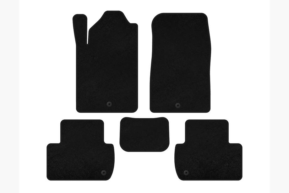 SsangYong Rexton I 2001-2017 Alfombrillas de moqueta Premium (Negro) Image