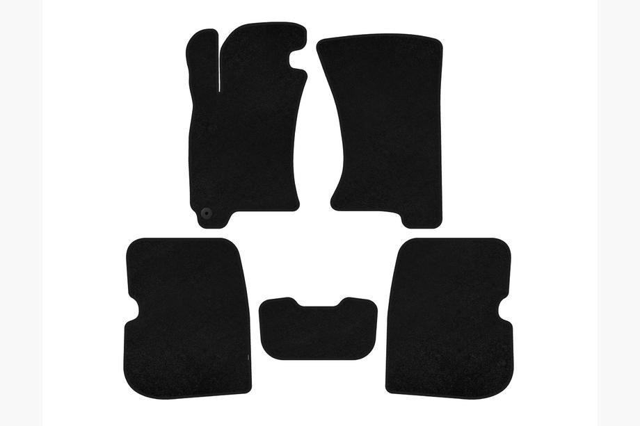 Subaru Forester 1997-2002 Alfombrillas de moqueta Premium (Negro) Image