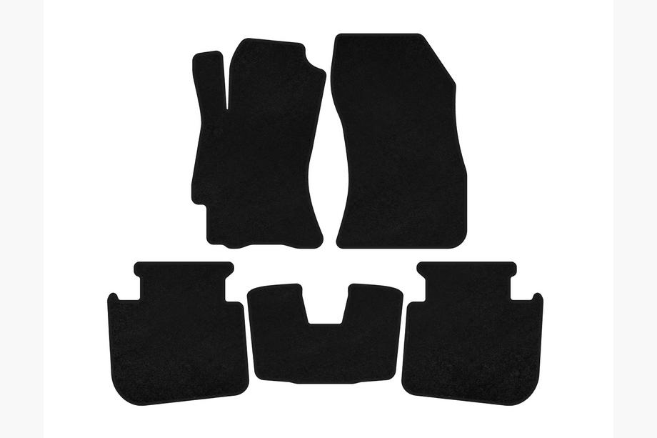 Subaru Legacy 2009-2014 Alfombrillas de moqueta Premium (2009-2013, SD, Negro) Image