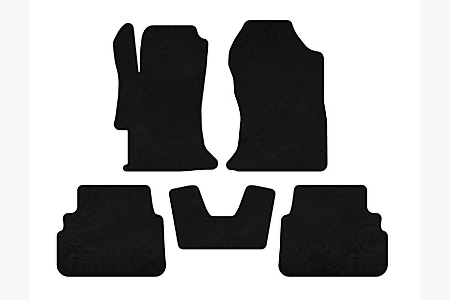 Subaru XV 2017-2023 Alfombrillas de Tela Premium V1 (Negro) Image