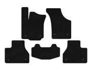 Volkswagen Phaeton 2002-2016 Alfombrillas de moqueta Premium (SD, Base corta, Negro) foto 1