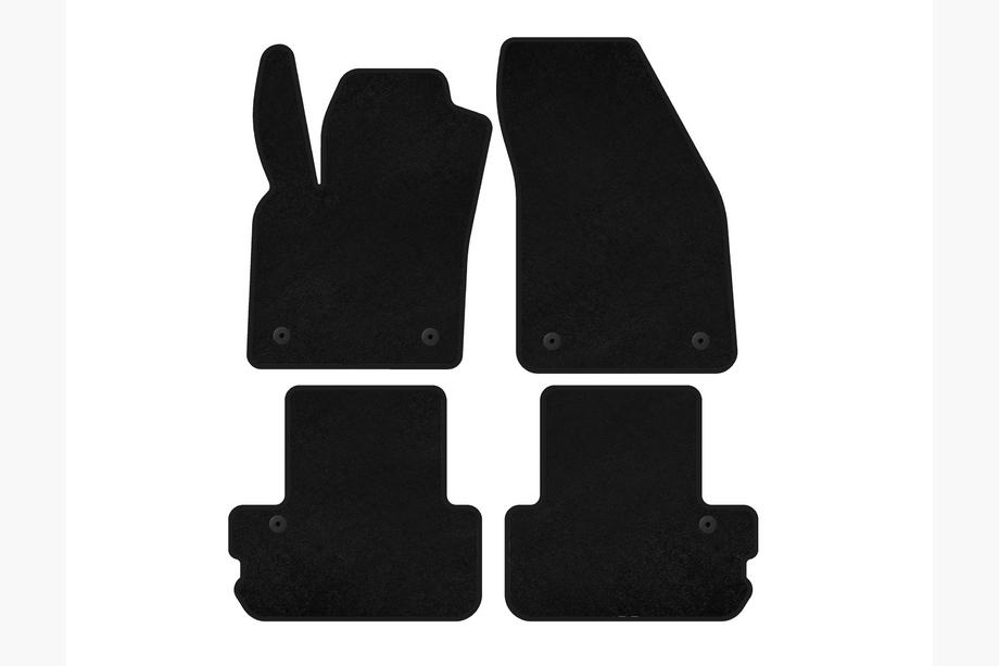Volvo C70 2006-2010 Alfombrillas de moqueta Premium (Cabriolet, Negro) Image