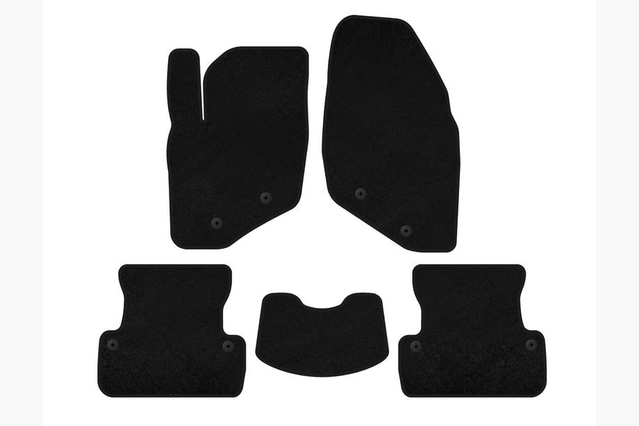 Volvo S60 2000-2009 Alfombrillas de moqueta Premium (SD, Negro) Image