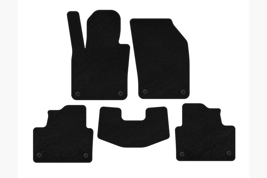 Volvo S60 2019- Alfombrillas de moqueta Premium (negras) Image