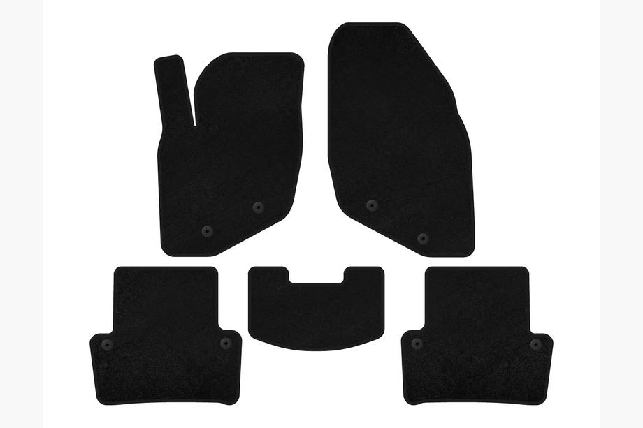 Volvo XC70 2000-2007 Alfombrillas de moqueta Premium (Negro) Image