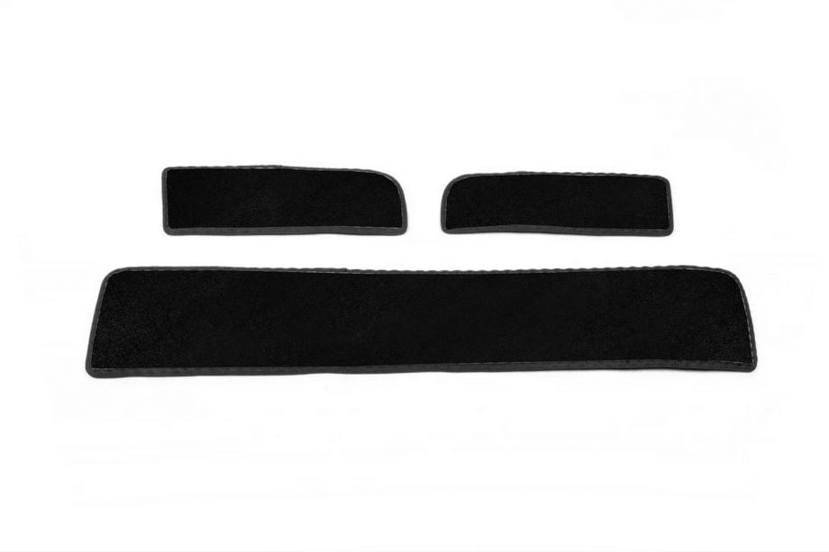 Volkswagen Crafter 2006-2016 Alfombrillas textiles Classic con cubresillones (3 piezas, negras) Foto 1
