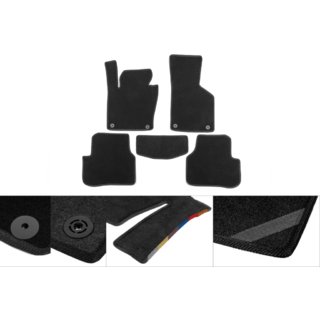 Alfombrillas de moqueta Classic (negras) foto 1