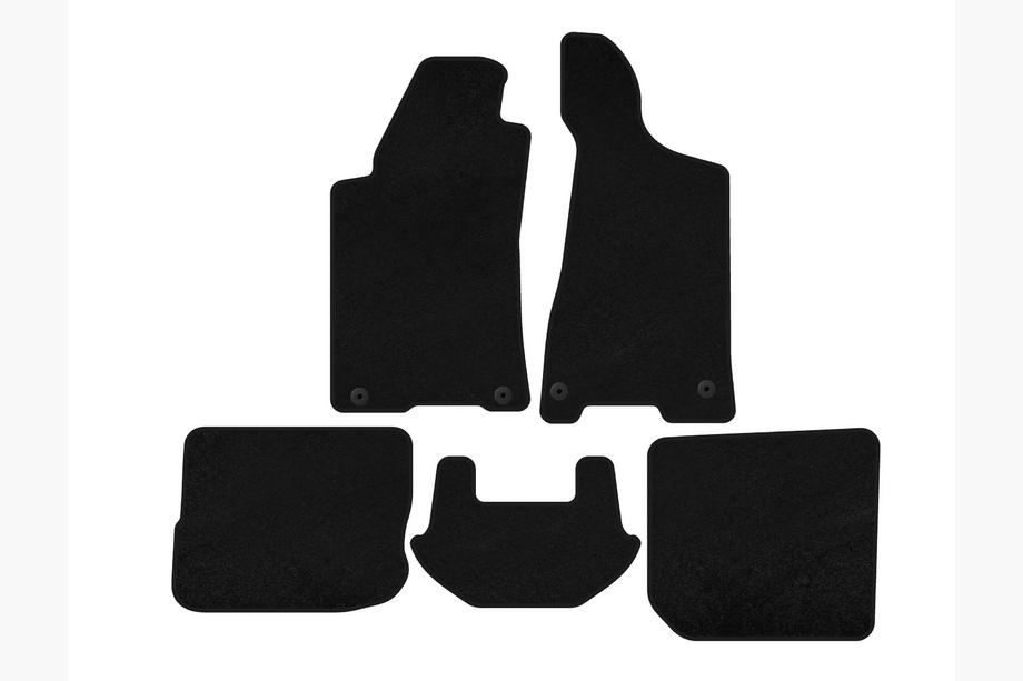 Audi 80/90 1987-1996 Alfombrillas textiles Classic (1991-1996, Sedan, Negro) Image