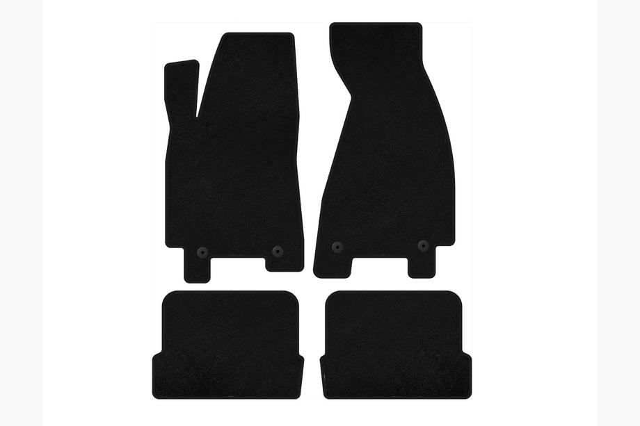 Audi 80/90 1987-1996 Alfombrillas de moqueta Classic (1991-1996, Coupe, negras) Image