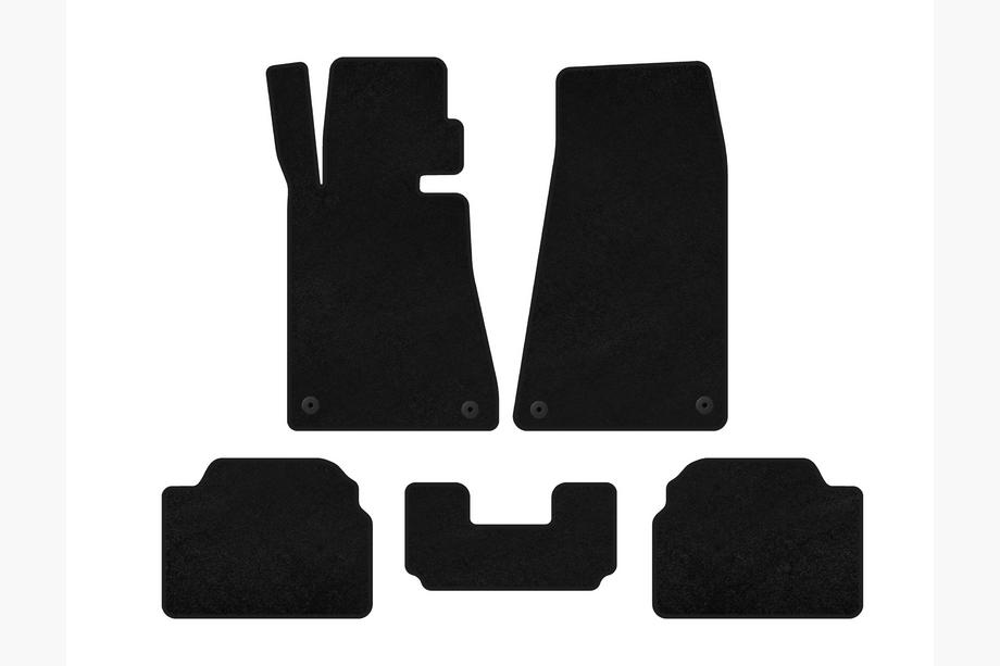 BMW 5 Series E34 1988-1995 Alfombrillas de moqueta Classic (SD, Negro) Image