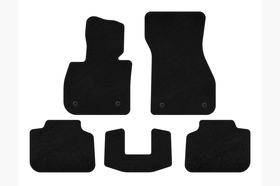 BMW X1 F48 2015-2022 Alfombrillas de moqueta Classic (Negro) Foto 1