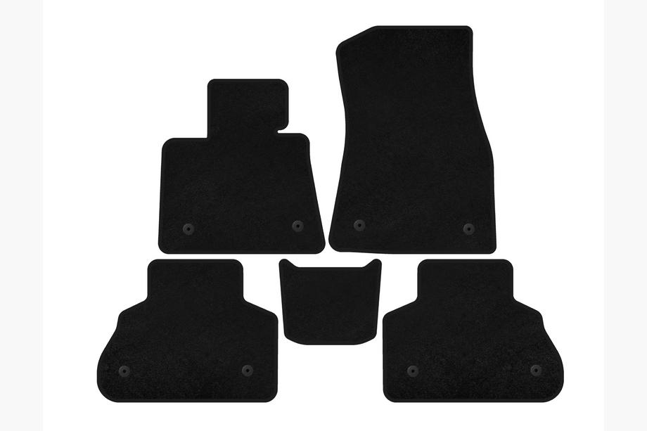 BMW X5 G05 2019–2026 Alfombrillas de moqueta Classic (Negro) Image