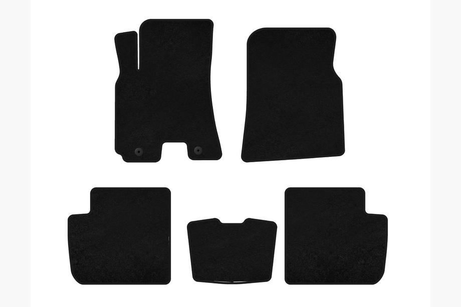 Chery Tiggo 3 2005- Alfombrillas de moqueta Classic (Negro) Image