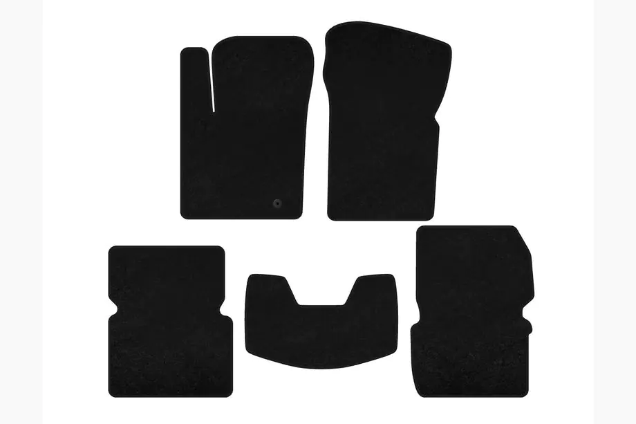 Dodge Avenger 2007-2014 Alfombrillas de moqueta Classic (Negro) Image