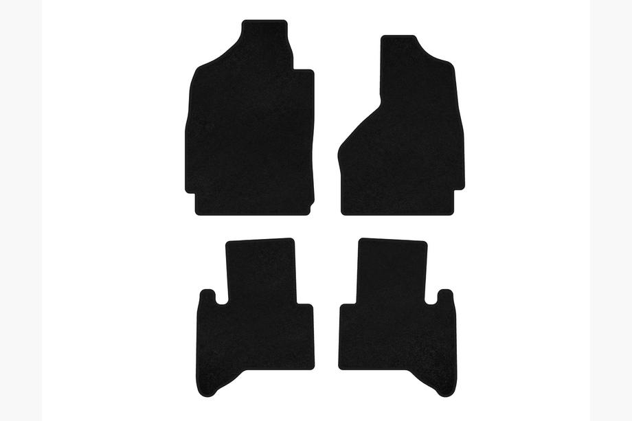 Dodge RAM (DR/DH/D1/DC/DM) 2002–2009 Alfombrillas de moqueta Classic (2002-2009, Negro) Image