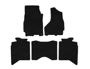 Dodge RAM (DS/DJ/D2) 2009–2024 Alfombrillas de tela Classic (2013+, 5 plazas, Negro) foto 1