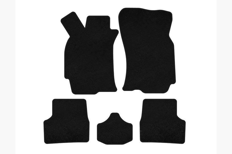 Fiat Albea 2002-2012 Alfombrillas de moqueta Classic (SD, Negro) Image